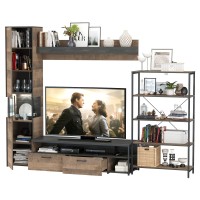 Трувор Гостиная 013, цвет дуб гранж песочный/интра, ШхГхВ 277,4х45,4х210 см., универсальная сборка