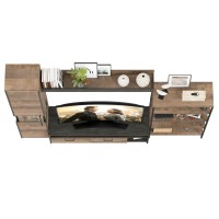 Трувор Гостиная 013, цвет дуб гранж песочный/интра, ШхГхВ 277,4х45,4х210 см., универсальная сборка