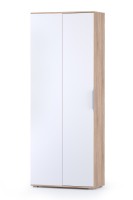 Куба Шкаф для одежды 13.137, цвет дуб сонома/белый премиум, ШхГхВ 81,4х38х210,6 см., универсальная сборка