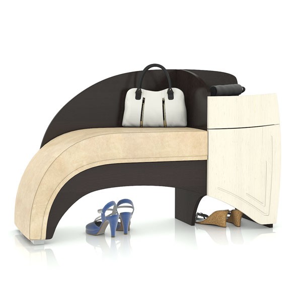 СНЯТО Диван 2-41.01вн.мдф(лен_бел) Оптимус (диван с тумбой справа), основа венге, дверки МДФ лён белый, сиденье бежевое, ШхГхВ 111х38х70 см.