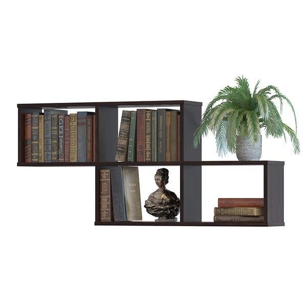 СНЯТО Полка навесная СПК-3, цвет венге, ШхГхВ 115х20х52 см.