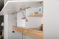 СНЯТО НСН Вуди 11.60 Кровать-трансформер, цвет белый премиум/дуб крафт золотой, 198,8х86,4х180,3 см, 800х1800 мм, б/м, осн. есть, матрас до 160 мм