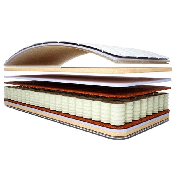 Матрас Спим Все АЛЬТИДА 1600х2000 мм., высота 24 см., Pocket spring S-500, кокос латекс 10 мм., Natural Foam 15 мм, LATEXINE 25 мм, жаккард, до 180 кг