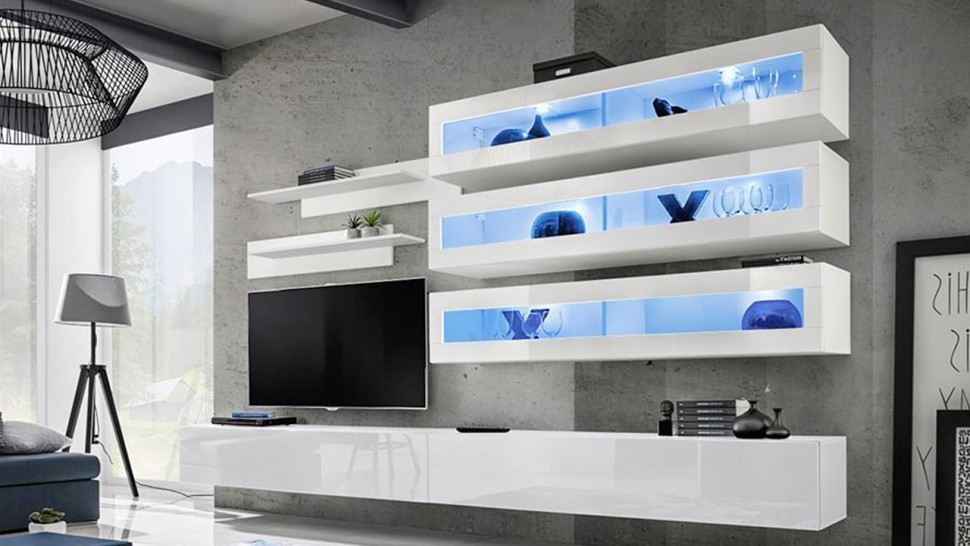 Гостиная 5 Белый Фасадный 0101