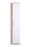 Куба Шкаф 13.29, цвет дуб сонома/белый премиум, ШхГхВ 40х38,3х210,6 см., универсальная сборка