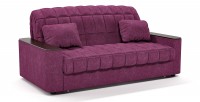 Диван прямой Даллас аккордеон розовый велюр