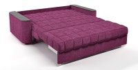 Диван прямой Даллас аккордеон розовый велюр