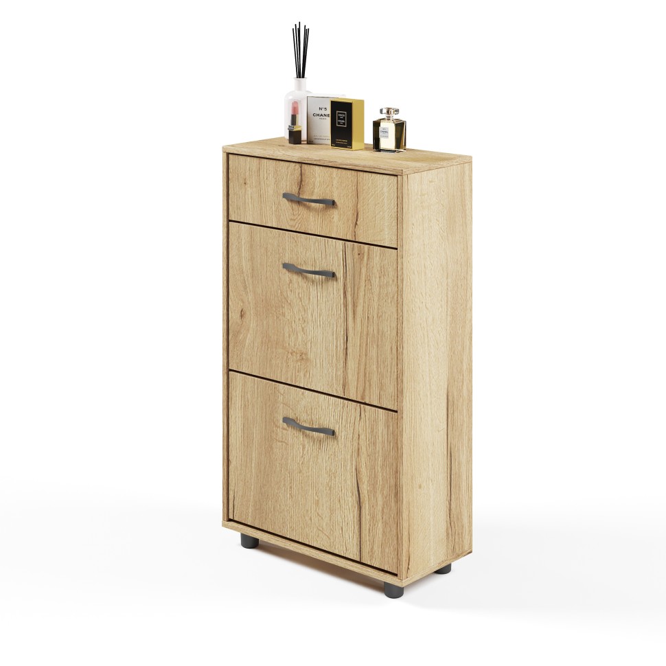 СНЯТО Прихожая Сокол ТП-2 тумба для обуви с выдвижным ящиком, цвет дуб делано, ШхГхВ 60х29х104 см.