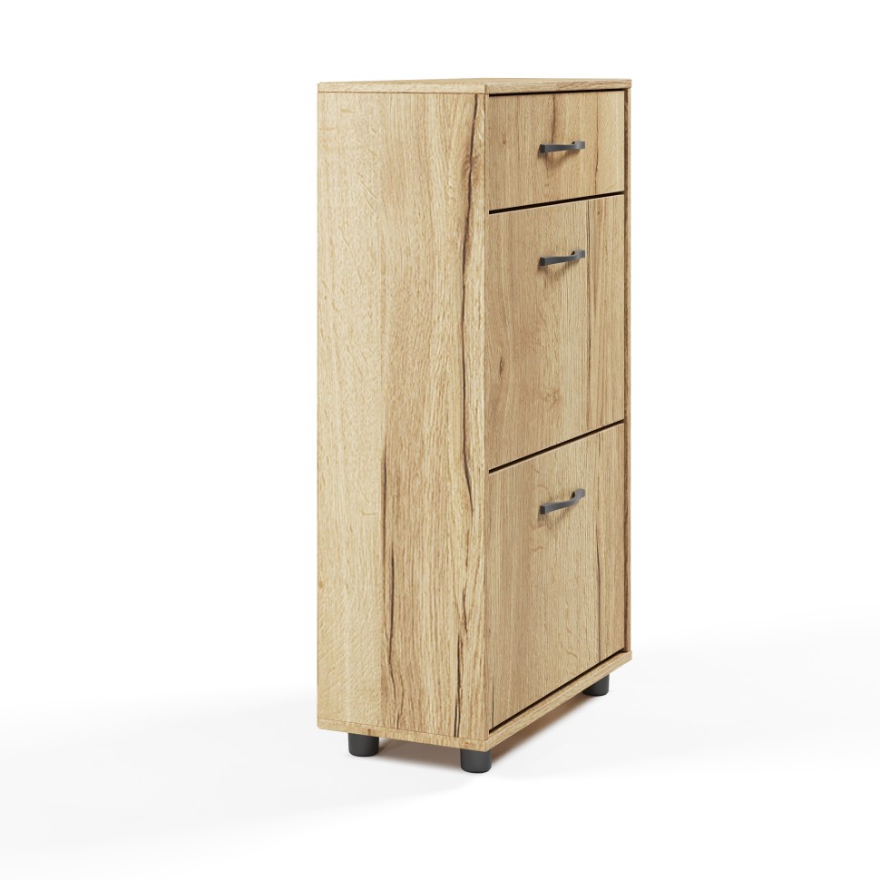 СНЯТО Прихожая Сокол ТП-2 тумба для обуви с выдвижным ящиком, цвет дуб делано, ШхГхВ 60х29х104 см.