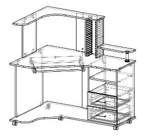 Компьютерный стол 76