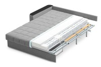 Диван прямой Даллас аккордеон фиолетовый велюр