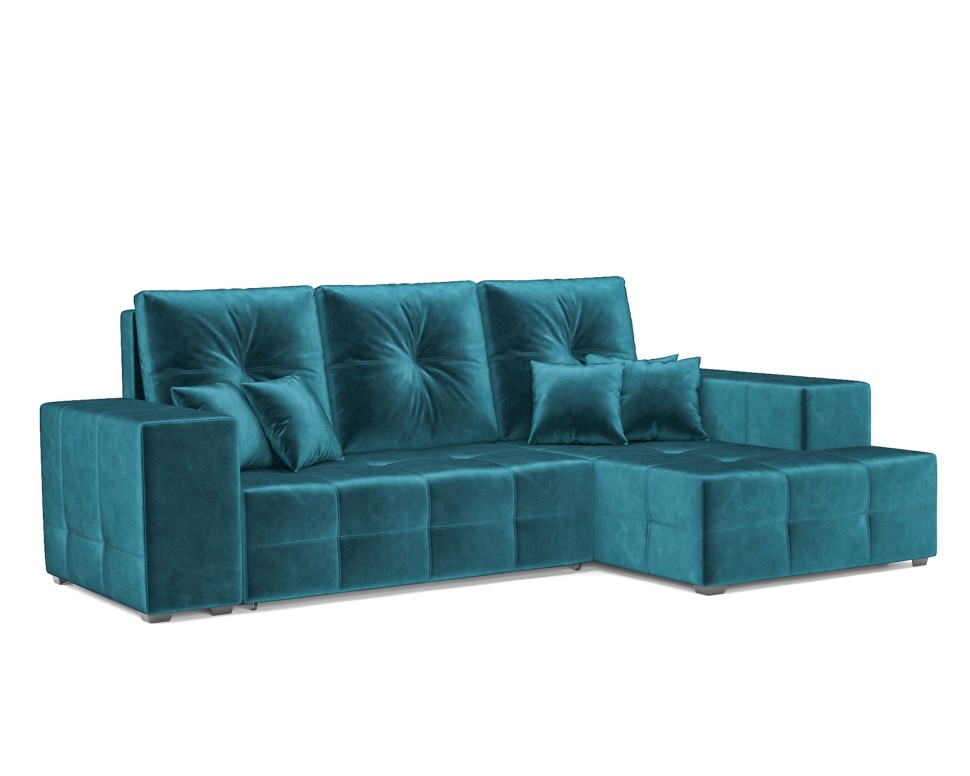 Монреаль бархат сине-зеленый STAR VELVET 43 BLACK GREEN